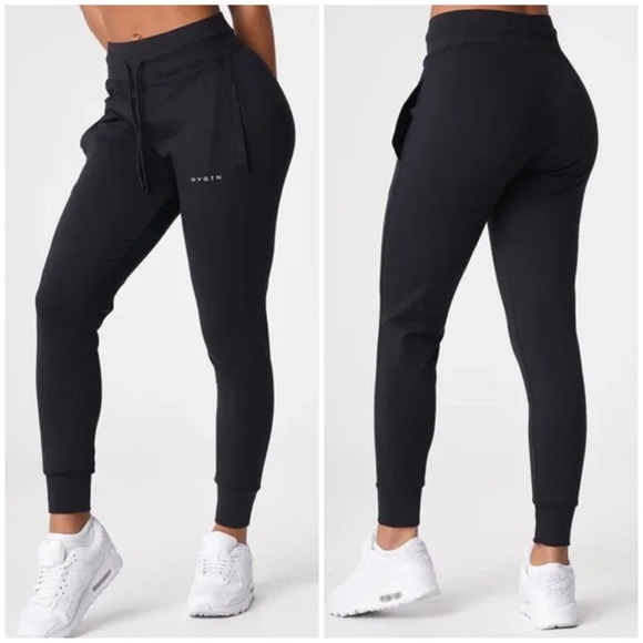 NVGTN Pants - NVGTN Jet Black Joggers